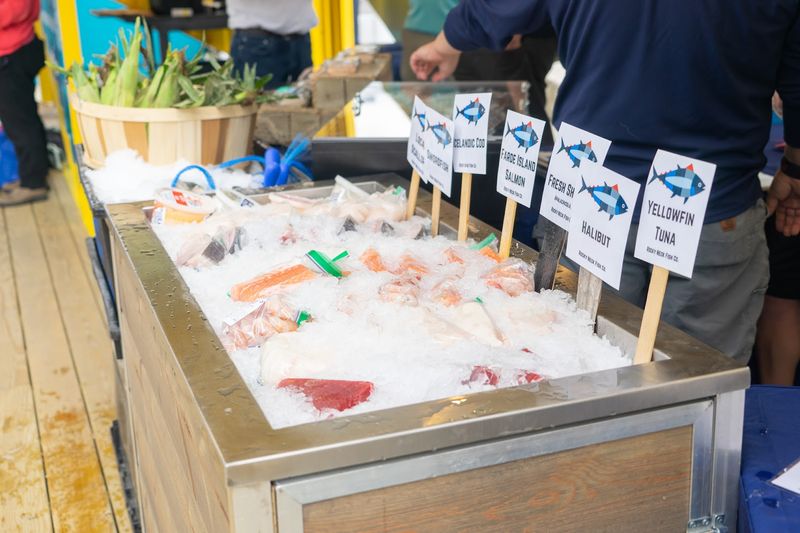 Fish & Farm Market At Boston Fish Pier