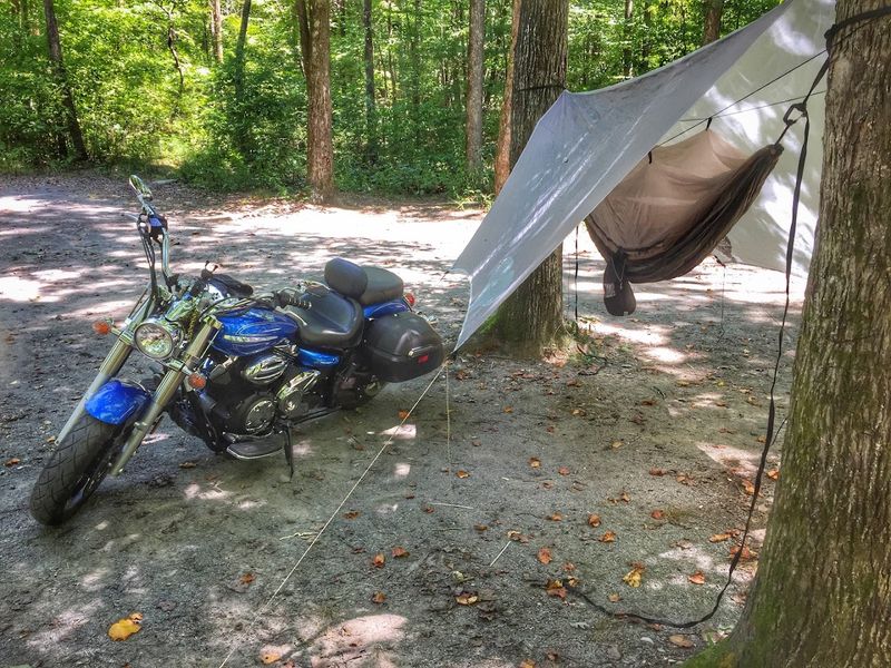 Camping Right Near the Cave Entrance