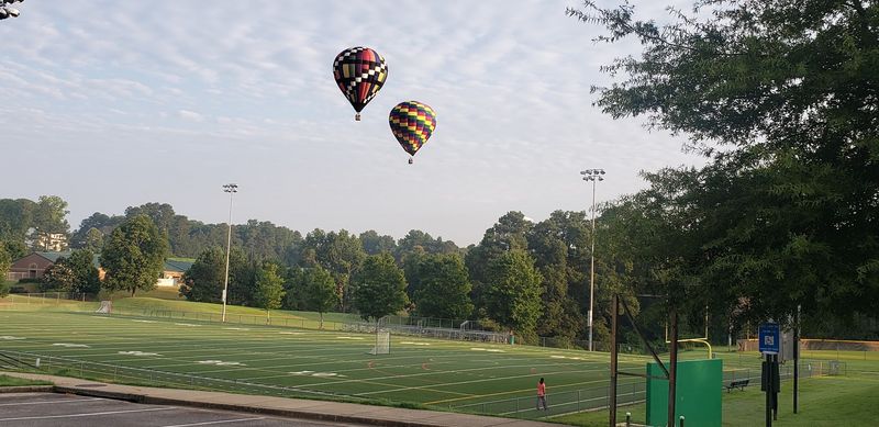 Enjoying A Relaxing Sunset Flight Over Cherokee County