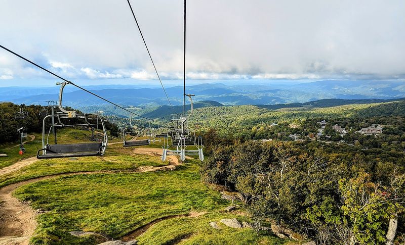 The Chairlift Ride Up The Mountain