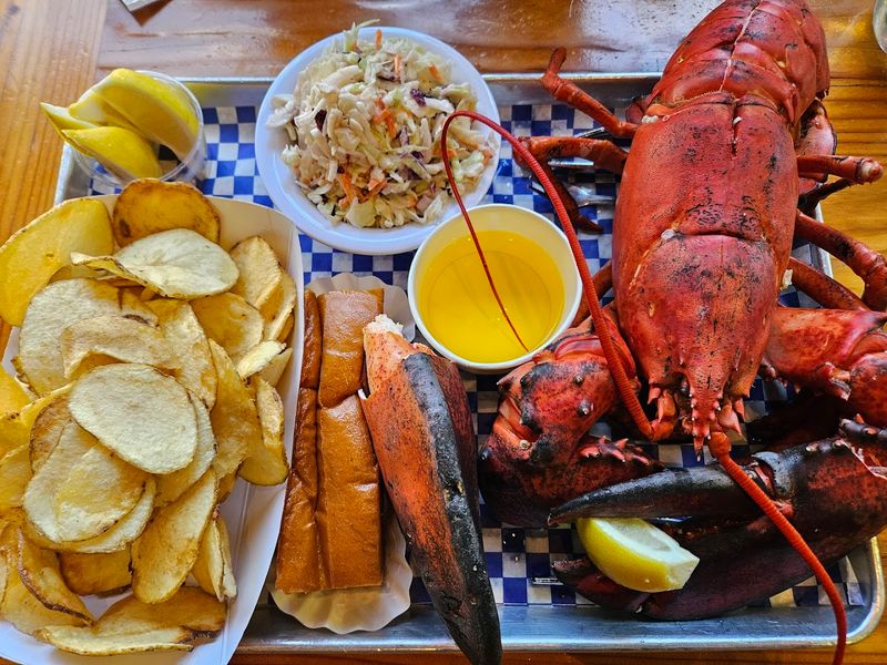 Housemade Chips And Coleslaw Complete The Plate