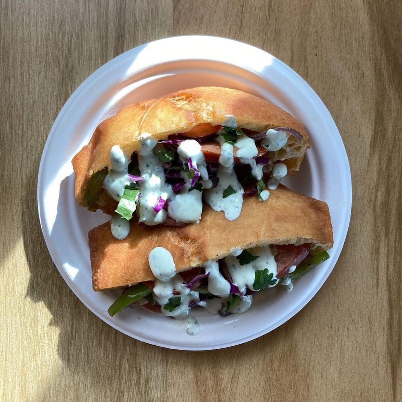 Beignet Breakfast Sandwiches