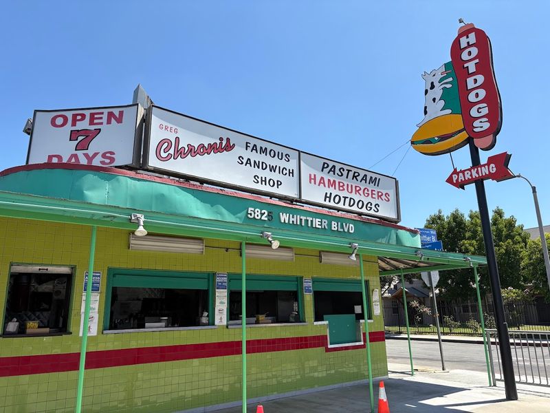 10 Old-School Hot Dog Counters Across California That Never Changed Their Tune - Decor Hint Chronis Famous Sandwich Shop, East Los Angeles