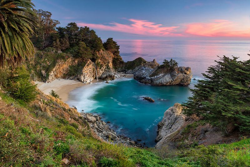 12 Scenic Spots In California That Feel Almost Suspiciously Photogenic In Person - Decor Hint McWay Falls, Julia Pfeiffer Burns State Park, Big Sur