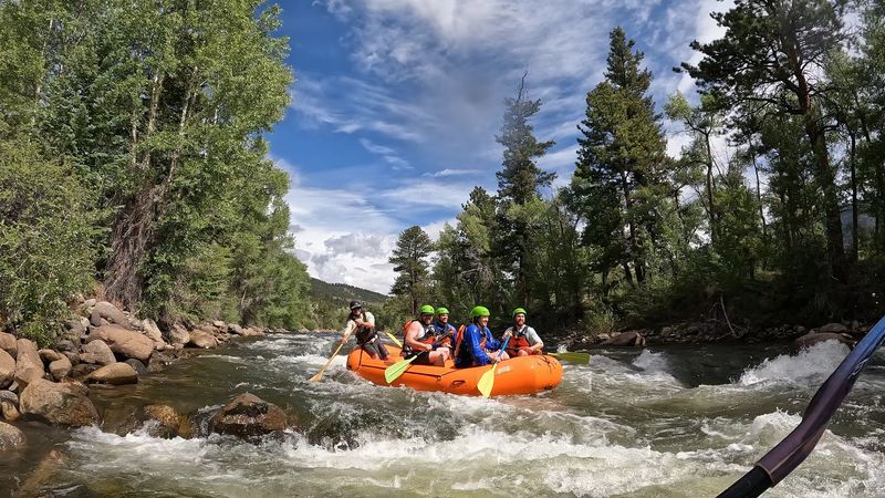 Whitewater Rafting On The Arkansas River Near Salida