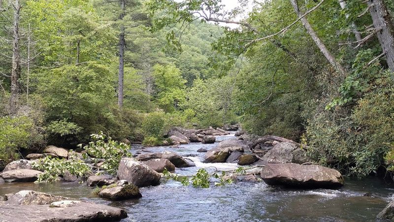 Gorges State Park Rainbow Falls Trail