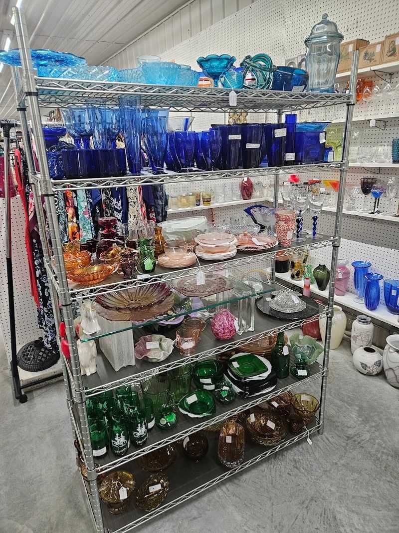 Depression And Carnival Glass That Catches The Light
