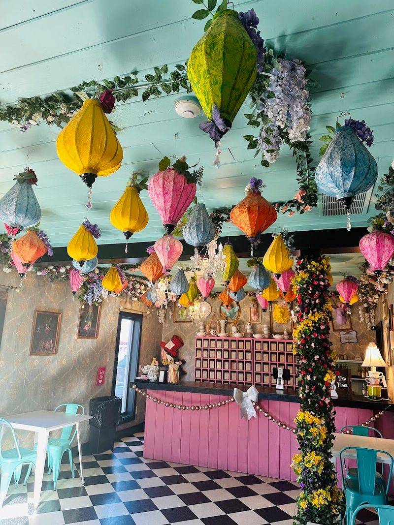 Step Into A Whimsical Alice In Wonderland Atmosphere