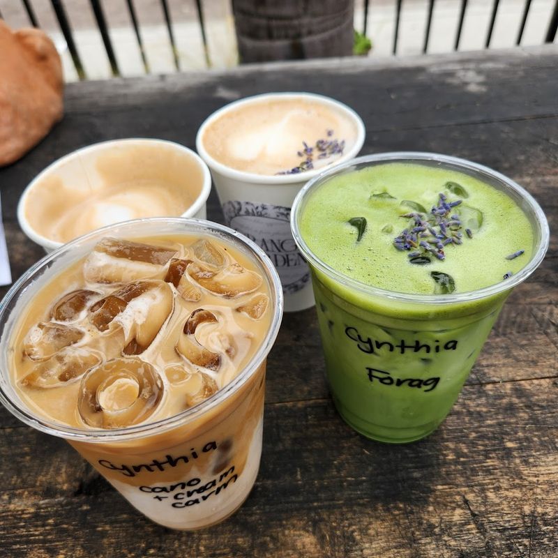 The Coffee Menu With Garden-Inspired Lattes