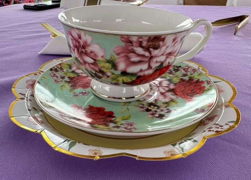 Lavender Tea Party With Real Teacups