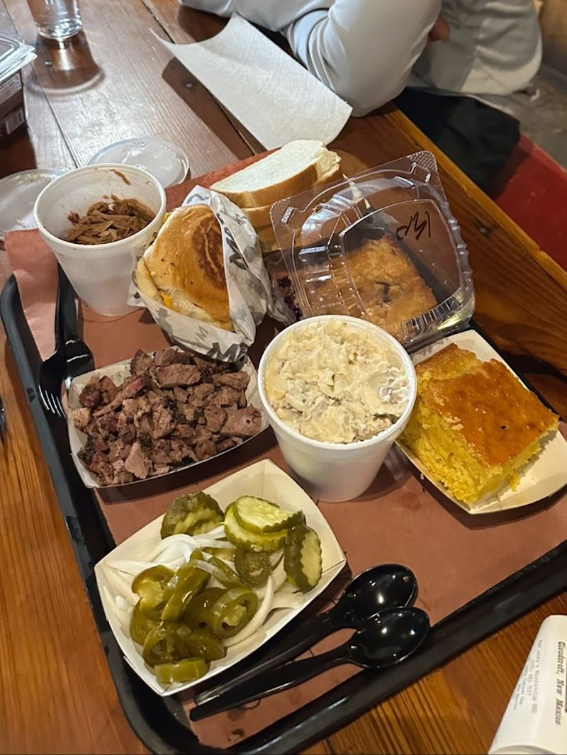 This No-Frills New Mexico BBQ Joint Serves Brisket People Cannot Stop Talking About - Decor Hint The Cornbread That Converts Skeptics
