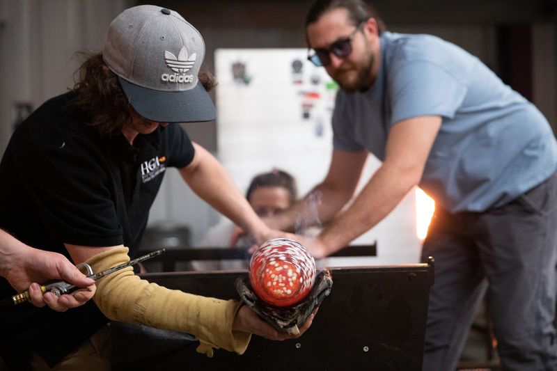 This North Carolina Glass Studio Lets You Create Your Own Masterpiece - Decor Hint A Create-Your-Own Experience With Real Heat