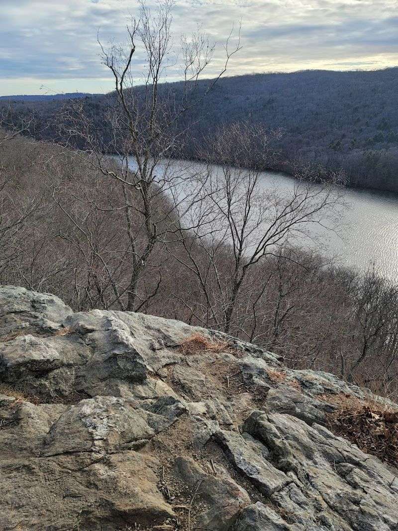 Peaceful Overlooks Above The Water