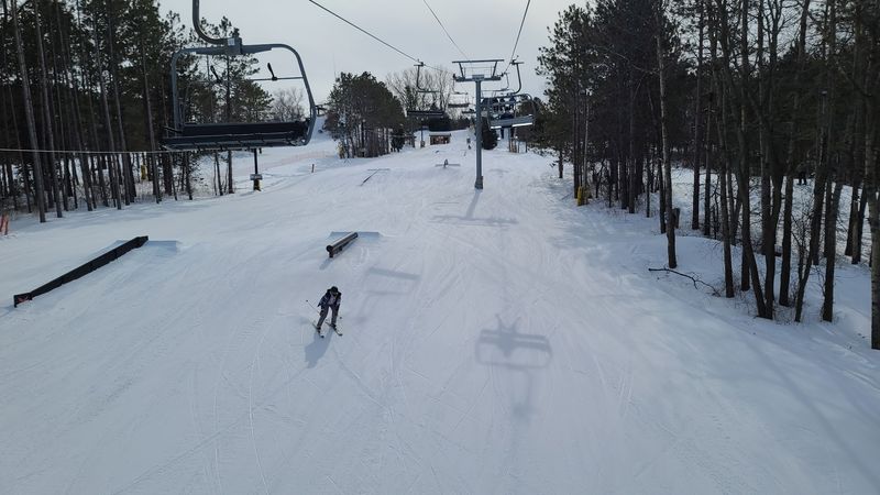 Skiing And Snowshoeing In Winter