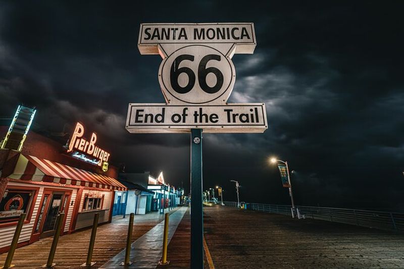 Santa Monica, Route 66 End of the Trail Sign