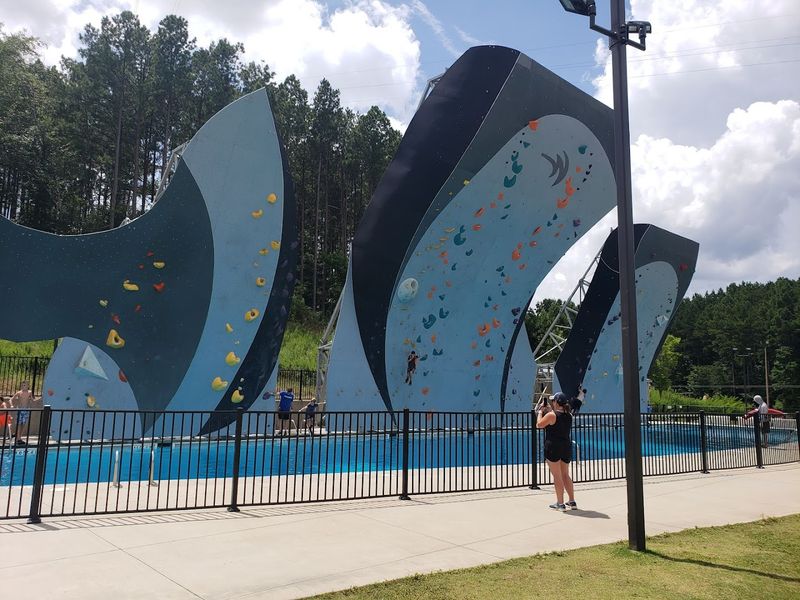 Rock Climbing And Zip Lines Above The Treeline