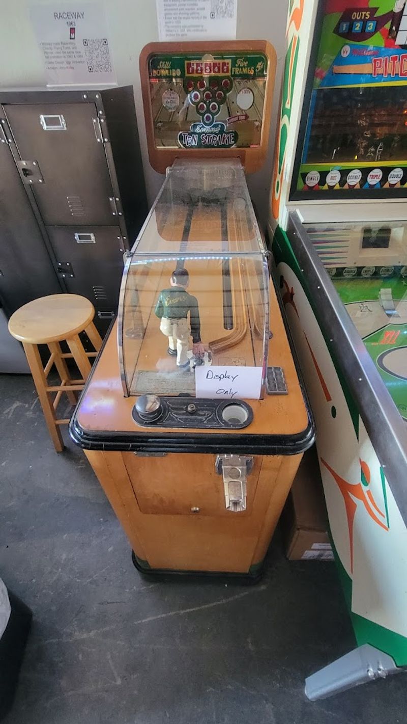 Vintage Pitch and Bat Game on the Floor