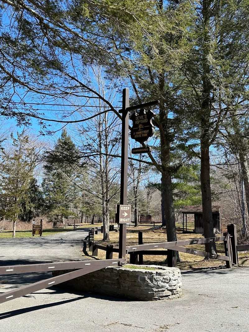 Devil's Hopyard State Park Campground, East Haddam 