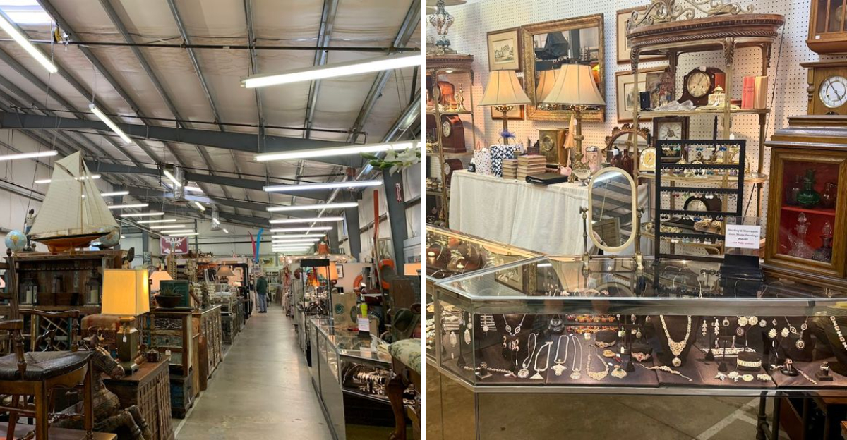 Lose Yourself In 75000 Square Feet Of Antiques At This Incredible Georgia Flea Market - Decor Hint