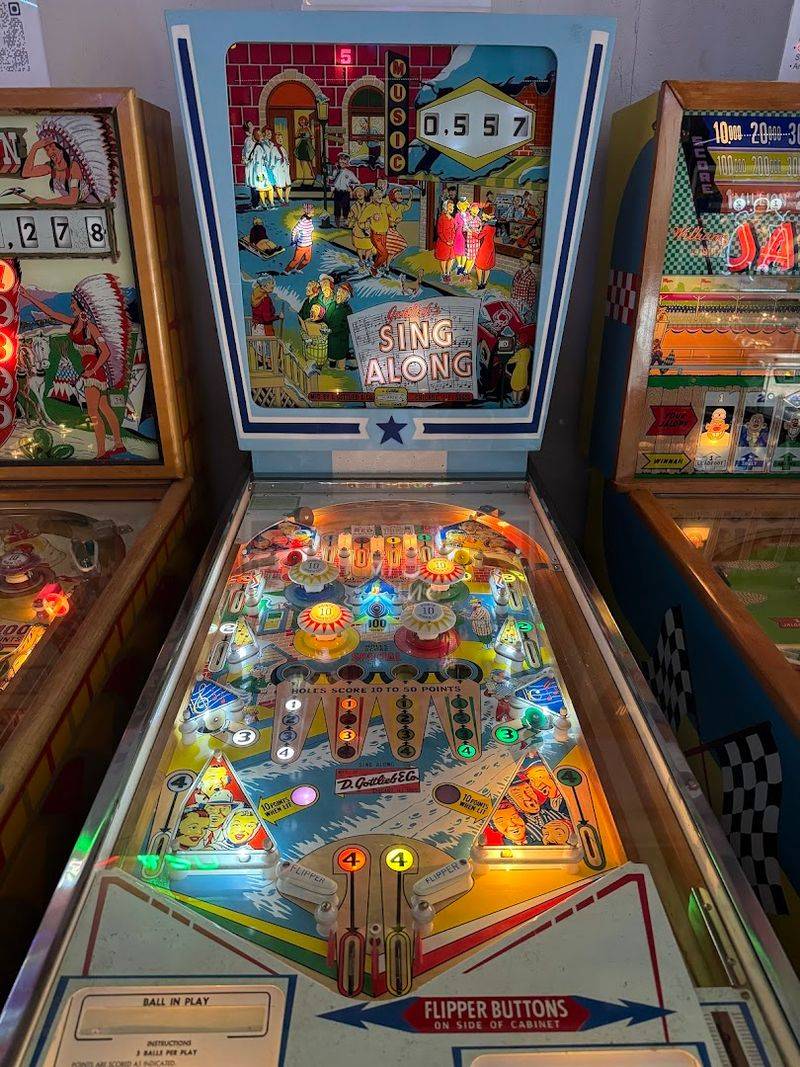Machines Spanning Decades of Pinball History