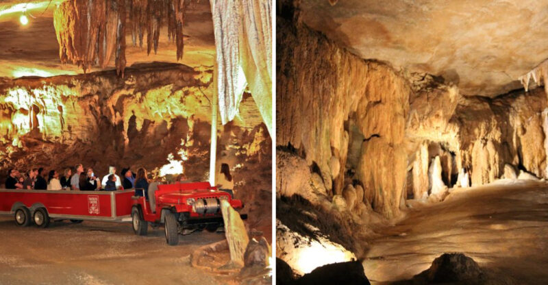 Missouri Is Home To The Only Ride-Through Cave Tour In North America