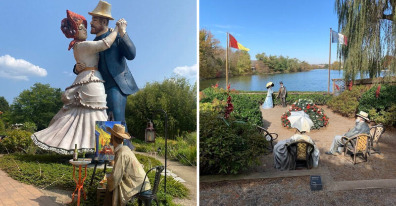 One Art Destination In New Jersey Combines Nature And Massive Sculptures Beautifully