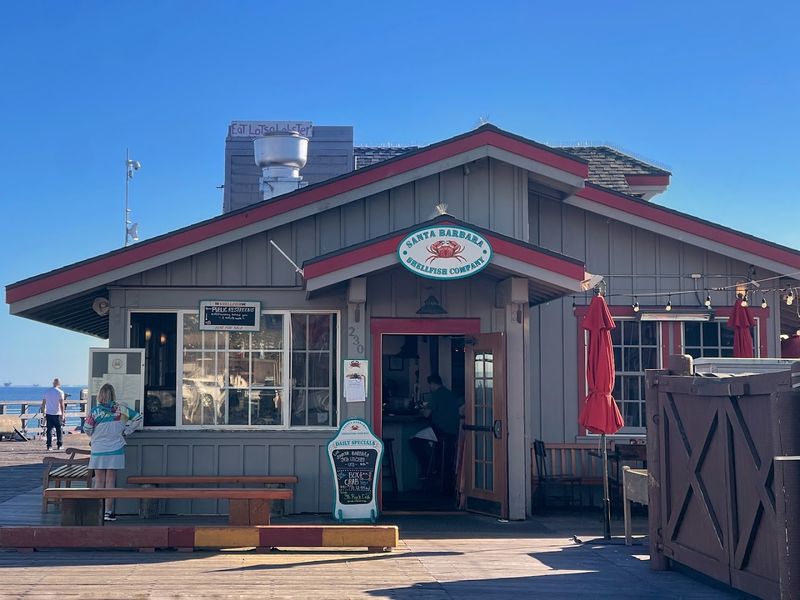 Santa Barbara Waterfront For Shellfish On The Wharf
