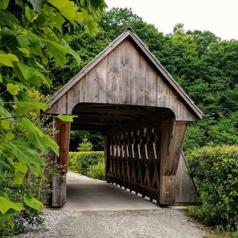 The Covered Bridge That Adds Extra Charm