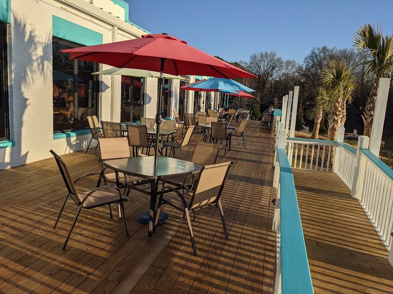 Dog-Friendly Outdoor Seating With Lake Views
