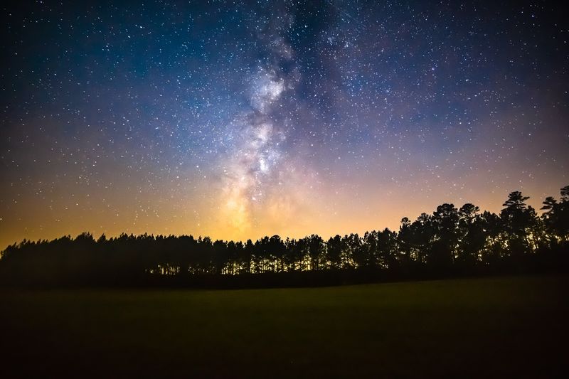 Stargazing In The Dark Mountain Skies
