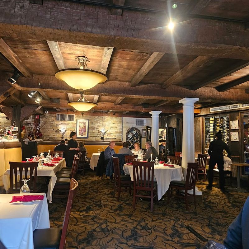 Elegant Interior With Rustic Charm And Exposed Beams