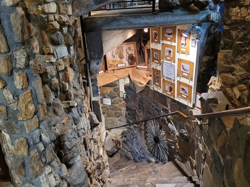Wood Carvings And Paintings On Display