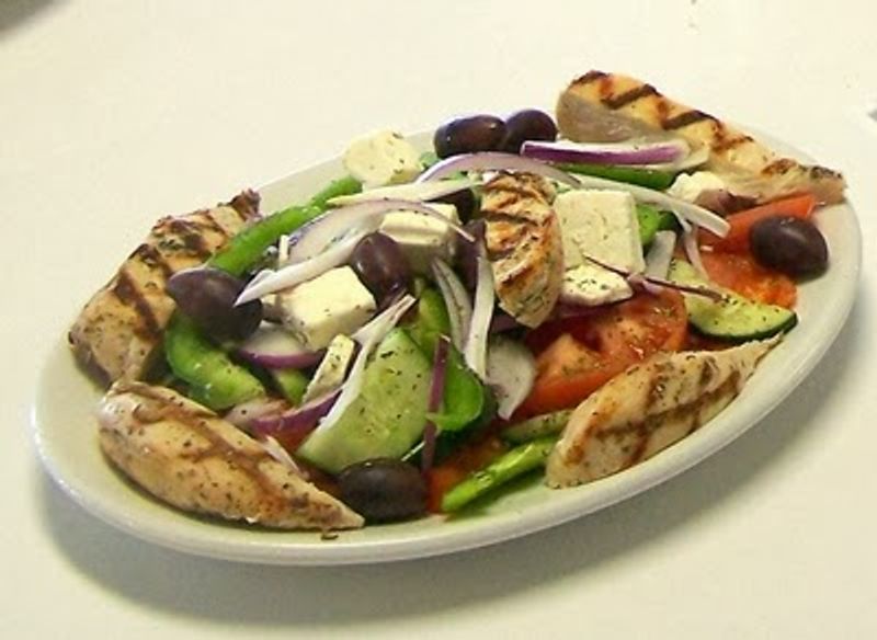 Chicken Gyro And Vegetarian Options