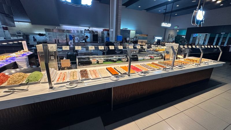 A Mongolian grill station takes its place