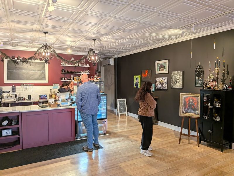 One Of The Most Unique Coffee Shops In Connecticut Has A Moody Gothic Style - Decor Hint Friendly Baristas Who Know Your Favorite Order