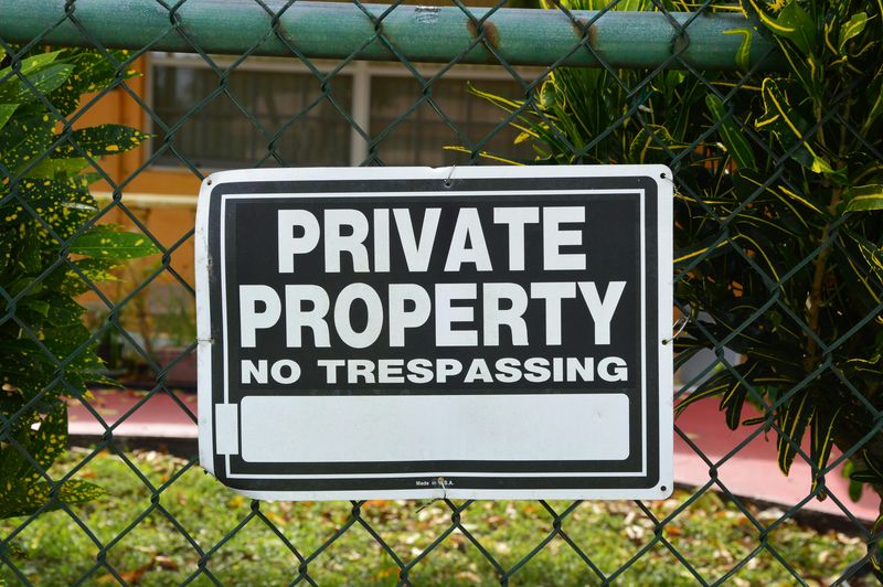 Do Not Wander Onto Private Farms