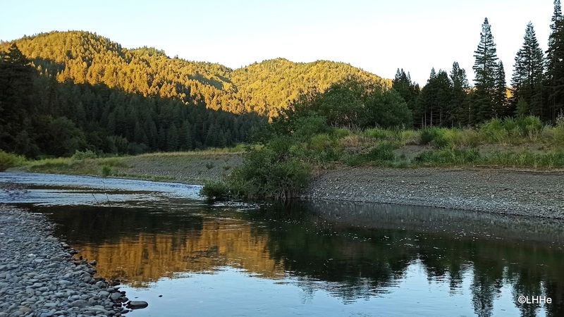 Eel River Access Along The Route