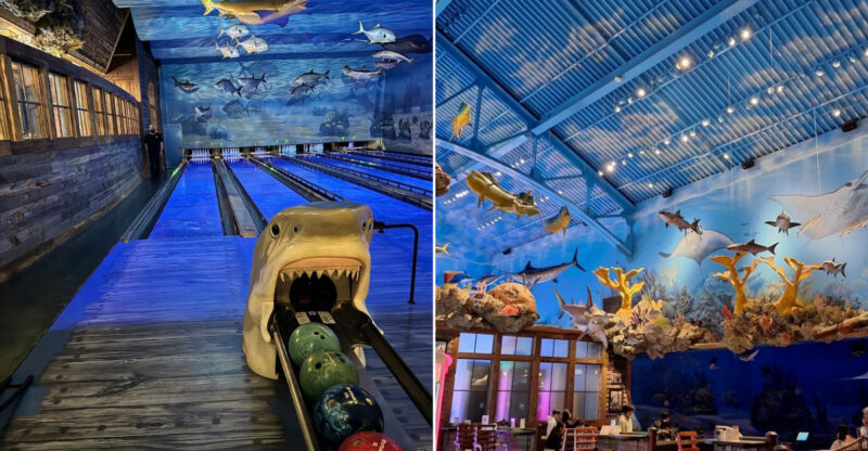 Step Inside Connecticut’s Ocean-Themed Bowling And Grill Experience