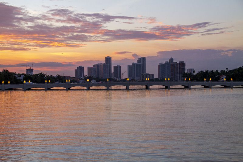 Sunsets And The Rickenbacker Causeway