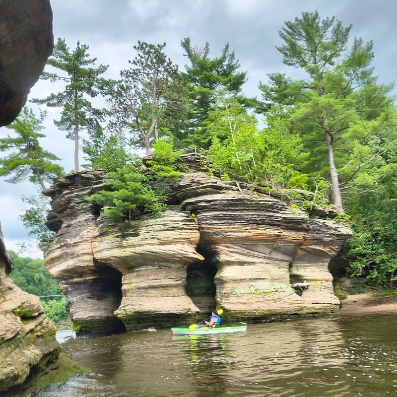 Kayaking And Paddleboarding On The Wisconsin River