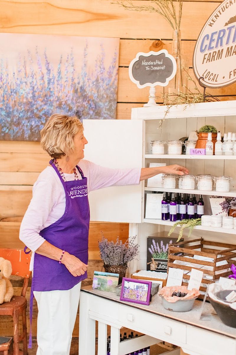 Buying Lavender Products at the On-Site Shop