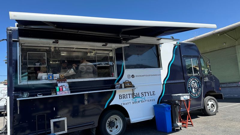 Scrumptious Fish and Chips at Seacliff State Beach