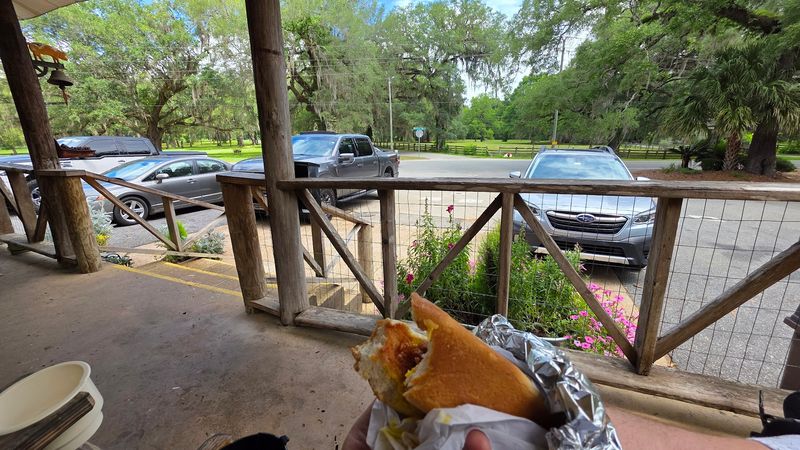 Eating A Sausage Dog On The Front Porch Is A Must