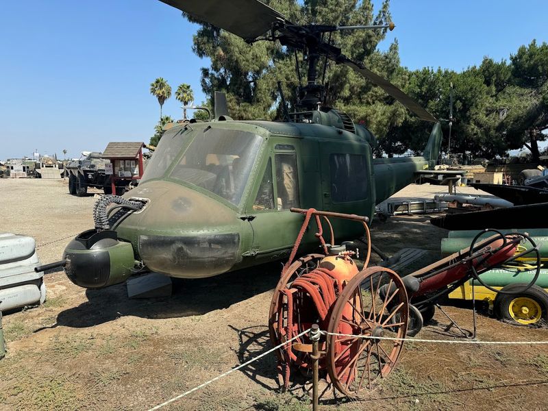 You'd Never Guess This California Town Holds A Massive Military Museum With 170+ Displays - Decor Hint A Bell UH-1B Huey Helicopter Is Among The Highlights