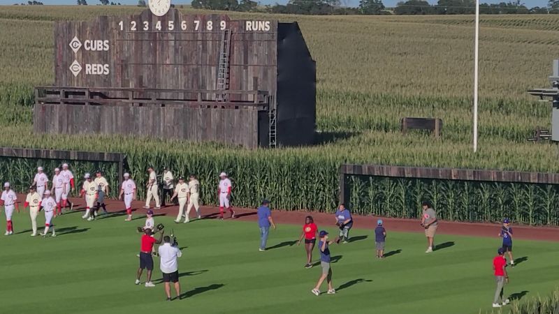 Travelers Keep Returning To This Historic Iowa Field Of Dreams Location - Decor Hint Ghost Players Emerging From The Corn