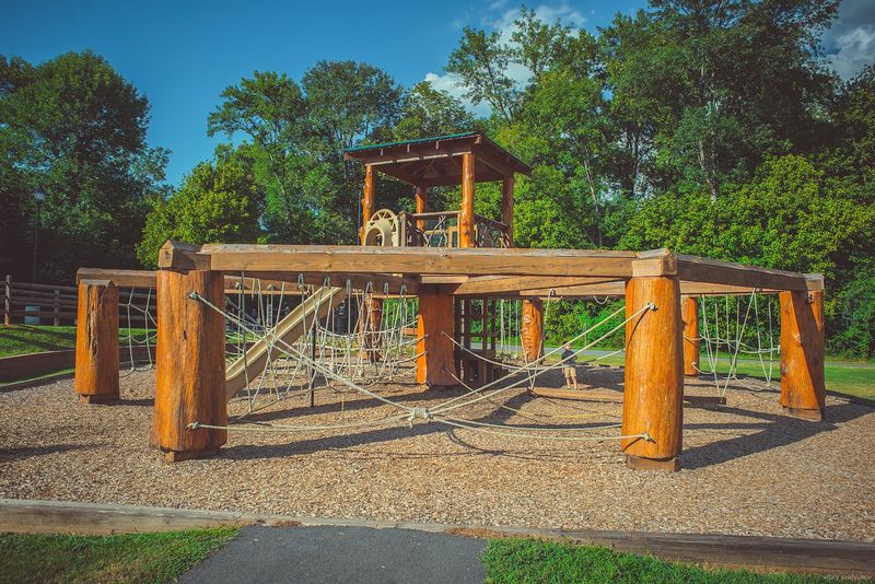 Two Playgrounds Built For Different Ages