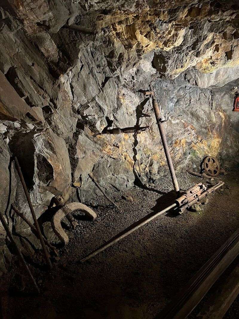 Working Tools and Authentic Mining Equipment on Display