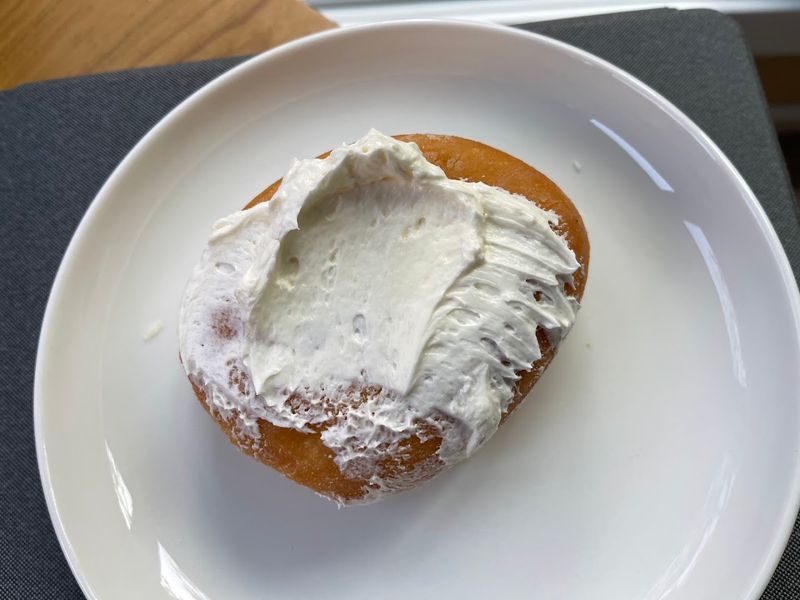 Holland cream-filled doughnuts