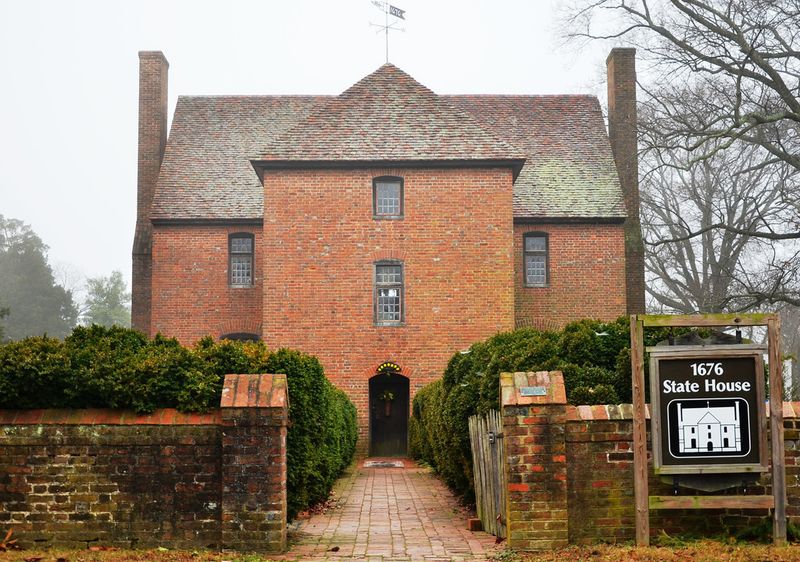 The Reconstructed State House Of 1676