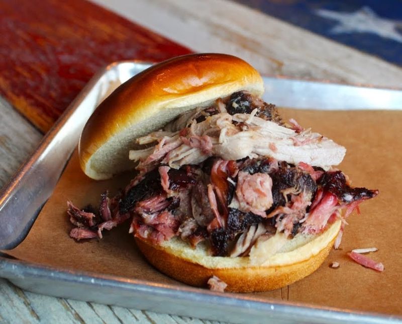 This Minnesota BBQ Spot Serves A Huge Meal For Just $12.99 - Decor Hint The Hog Wild Sandwich Loaded With Smoky Pulled Pork